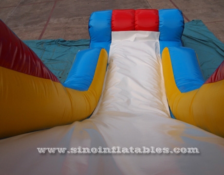 Colorful commercial kids inflatable combo game