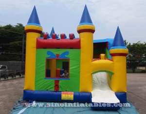 Castillo de ensueño para niños inflable casa con tobogán