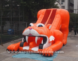 6 metros de alto gigante Sabre-Tooth Tigre inflable tigre