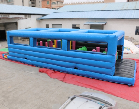 adults inflatable 5K obstacle course