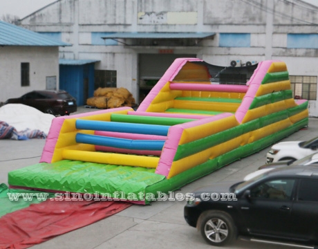 long adult inflatable obstacle course