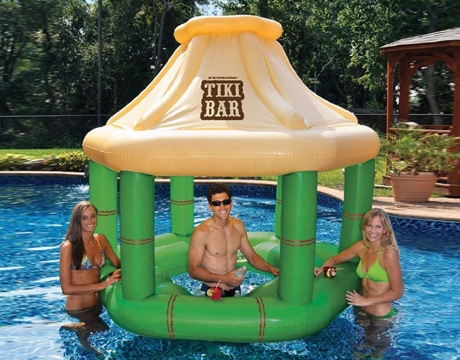 swimming pool inflatable floating tike bar