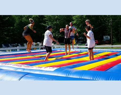 big bounce inflatable jump pad