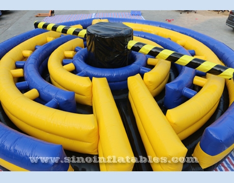adults duck N run inflatable meltdown game