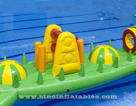 crocodile inflatable water obstacle course