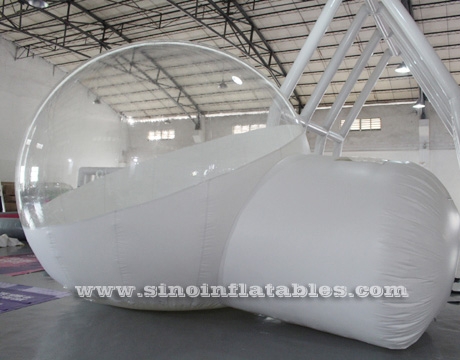 clear inflatable bubble camping tent
