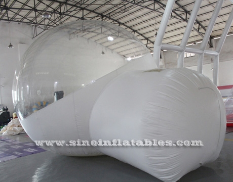 clear inflatable bubble camping tent