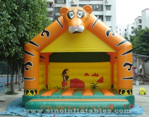 Castillo hinchable inflable de tigre para niños de grado comercial