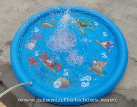 wadding infaltable splash sprinkler kiddie pool