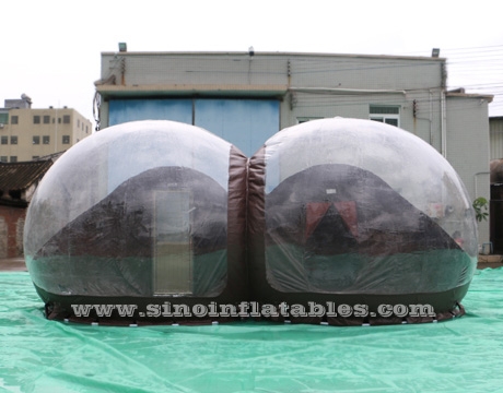 clear top resort glamping bubble tent hotel