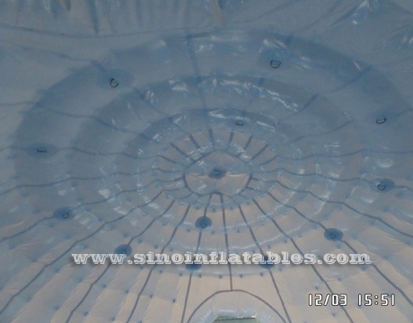 airtight hemisphere inflatable bubble tent