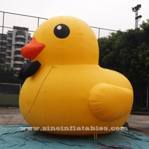 pato amarillo inflable gigante para publicidad