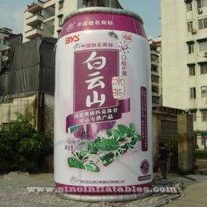 de forma personalizada inflable gigante del té de China puede
