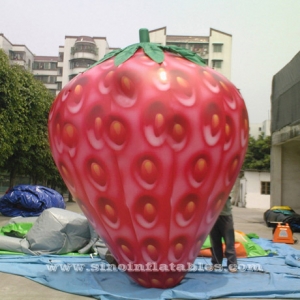 De 3 metros de alto inflable de la publicidad de fresa