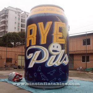 CENTENO lager inflable gigante de la lata de cerveza