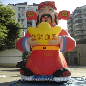 Mascota inflable china gigante de 8 metros de altura