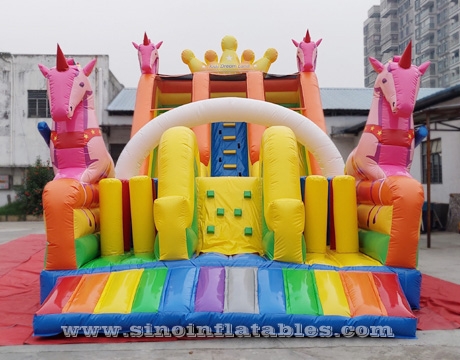kids dream land carriage inflatable slide