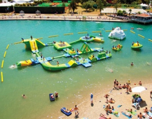 niños N adultos gigante inflable flotante parque del agua