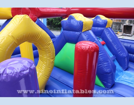 Ferris Wheel Clown Kids Inflatable bouncy castle with slide