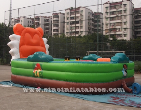 indoor big tiger inflatable toddler bouncy castle