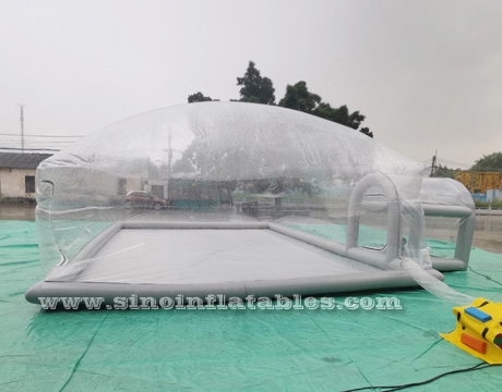 clear pvc inflatable display house tent