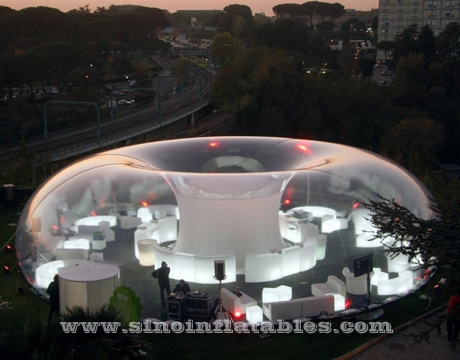 huge transparent inflatable bubble dome tent