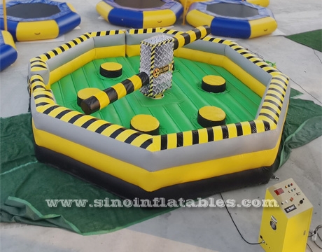 physical agility challenge inflatable meltdown game