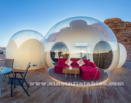 clear top logde inflatable bubble luxotel suite