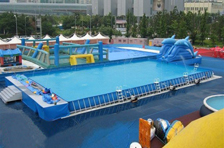las piscinas móviles con estructura de acero son populares y calientes en china
